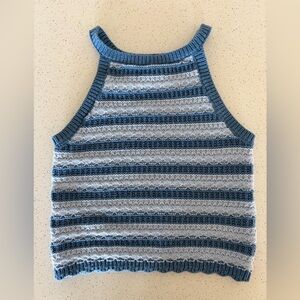 Art Class Blue Knit Top